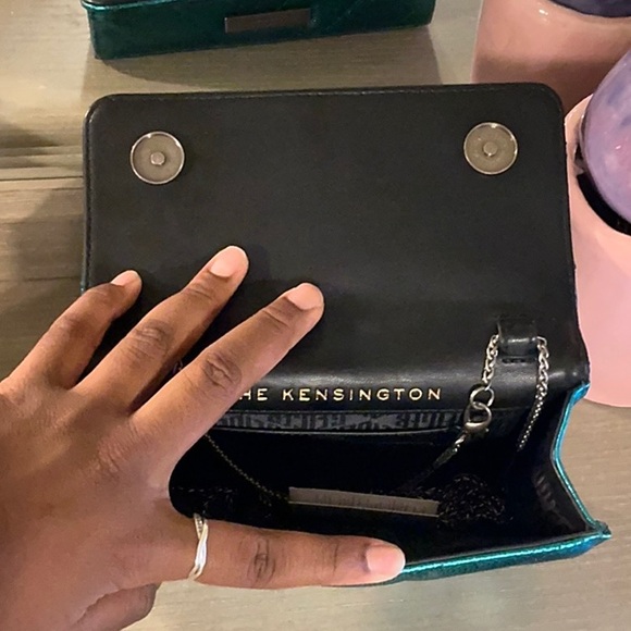 Kurt Geiger London Extra Mini Kensington Quilted Leather Wallet on a Cha… - Picture 9 of 17